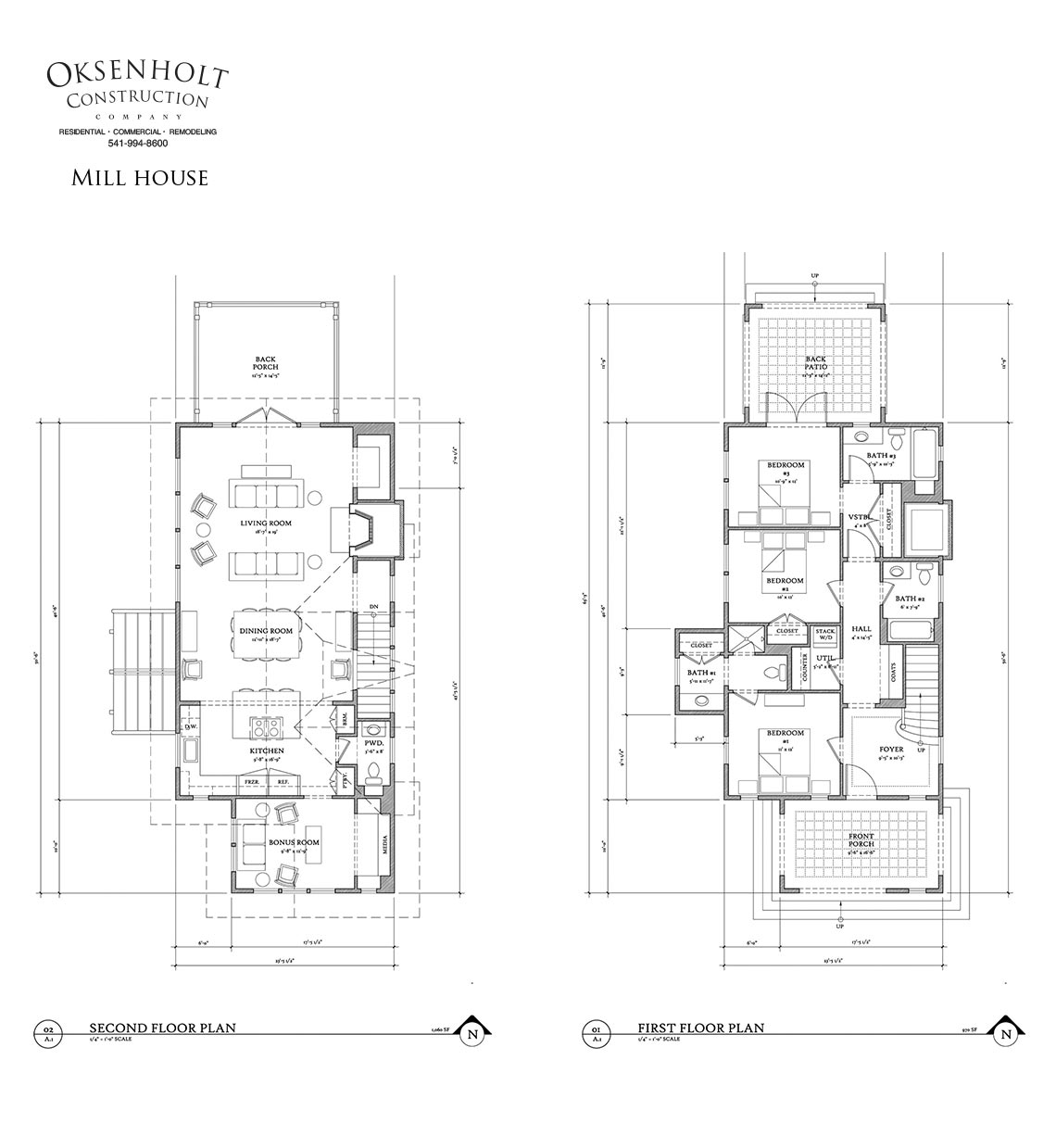 Mill House Oksenholt Construction